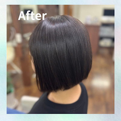 髪質改善×カラー