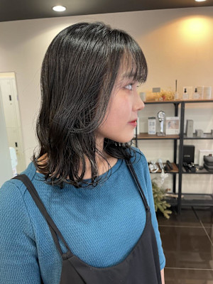 [風花]ブルベの似合う赤みのないブルーブラック