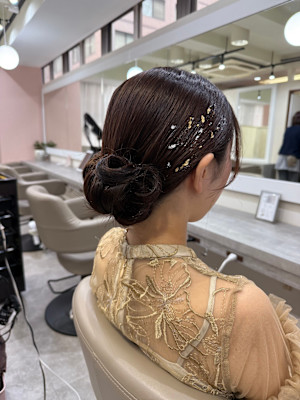 【お呼ばれヘア】特別な日の特別ヘア