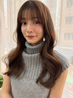 艶感ヘア/韓国風ヘア/レイヤーカット