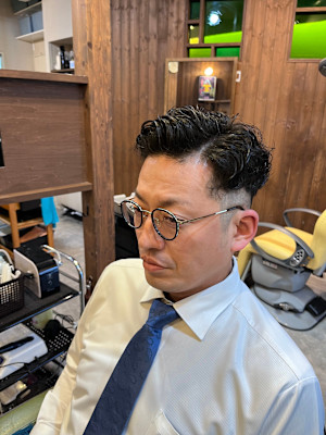 ビジネス×パーマスタイル