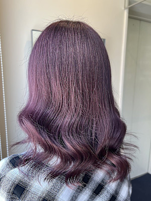 【W_SALON 河原町】モーブピンク/大人可愛い/艶髪/髪
