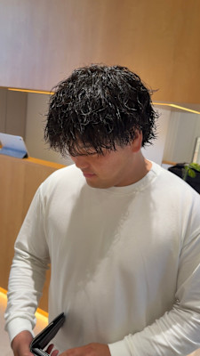 アイロン風パーマ