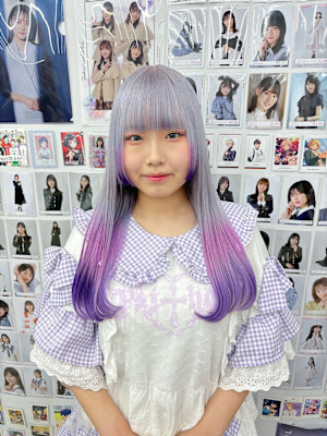 カンナカムイシルバーホワイトグラデーションハイトーンカラー