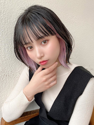 30代40代美髪マッシュショートイメチェンオリーブベージュ