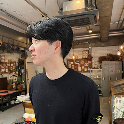 毛流れセンターパート