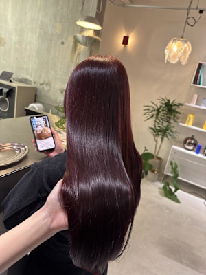 ワインレッドカラー