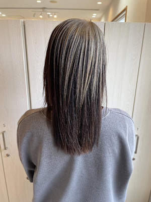 アンブレラカラー/イルミナカラー/ミルクティーベージュ