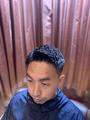 直毛必見！アイロンパーマ！