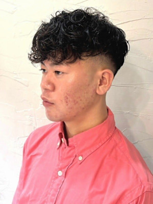 メンズカット ツーブロック メンズパーマ スパイラルパーマ