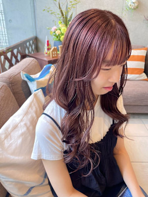 愛されピンクブラウンカラー