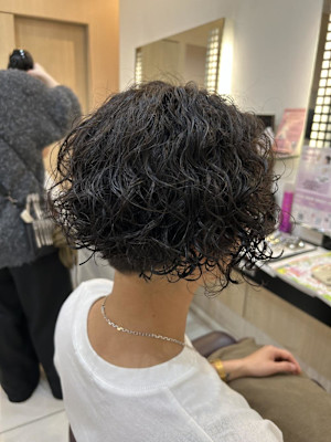 ハードパーマ可愛いですね！