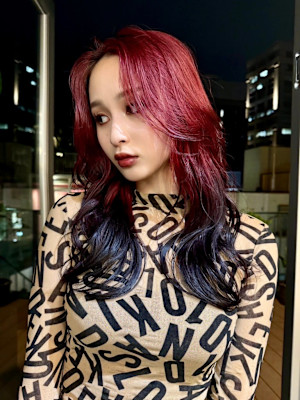 ルーツカラー　デザインカラー　ハイトーン　原宿/表参道