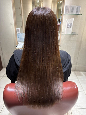 髪質改善ストレート