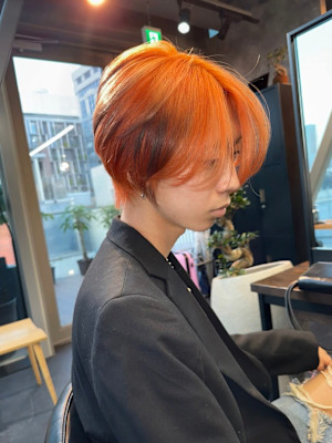 エンドカラー　デザインカラー　ハイトーン　原宿/表参道