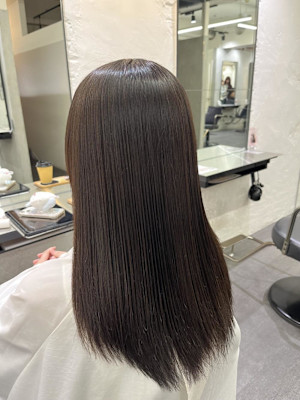 ノンダメージ×ホリスティック縮毛矯正