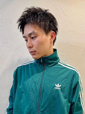 池袋アップバングスパイキーショート◎[池袋メンズ美容室］