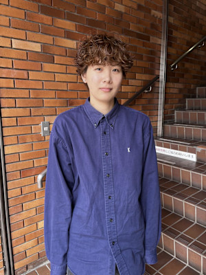 【ハクラ】マッシュショート プードルパーマ