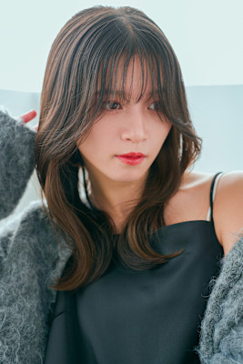 2wayバング小顔韓国ヘアくびれ巻き