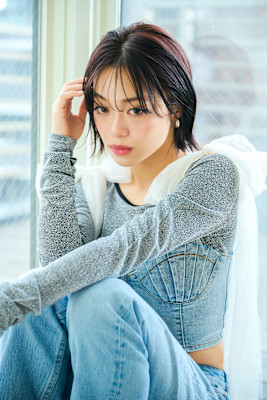 大人耳掛けラベンダーボブ