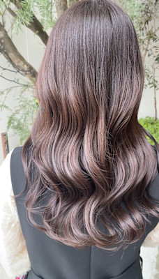 艶と透明感＃パープルグレージュ