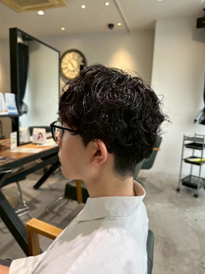 メンズパーマ/20代30代40代/大橋