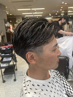 メンズかきあげスタイル