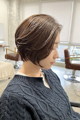 ショートボブ＊大人レイヤー