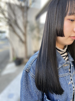 コリアンブラック × 姫カット