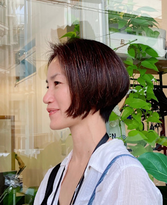 大人グラデーションボブ