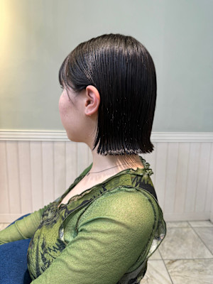 切りっぱなしボブ