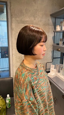 マチルダボブ/オリーブカラー