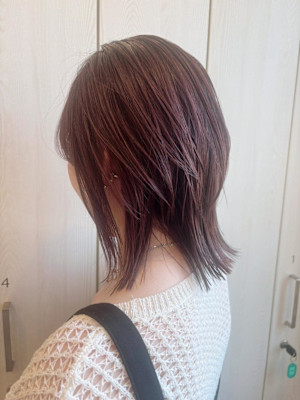 大人可愛い/髪質改善カラー/ピンクブラウン