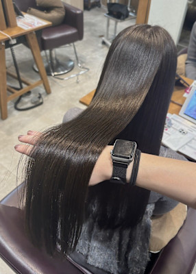 透明感アッシュグレージュ【港南台/艶カラー/髪質改善】