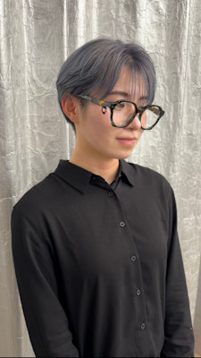 ステップボーンカットショート/ブルーシルバー