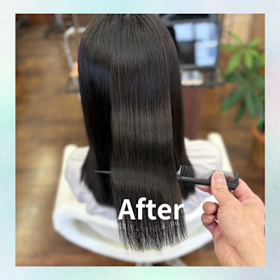 髪質改善×カラー