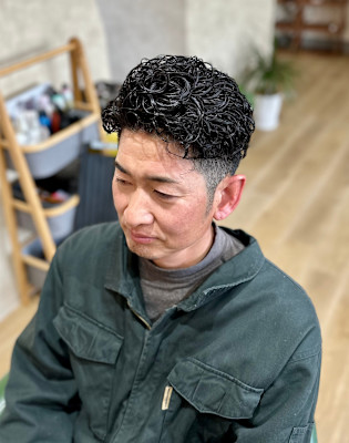 カールしっかりメンズパーマ