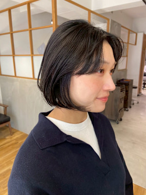 抜け感ボブ◯ 吉永　晶美【吉祥寺/縮毛矯正/髪質改善】