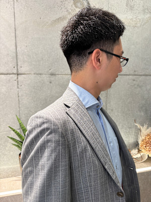 ［メンズカット/ヘッドスパ頭皮改善］スタイリングが簡単キマる