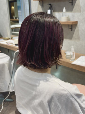 流行りのプレイングカラーにラベンダーカラー