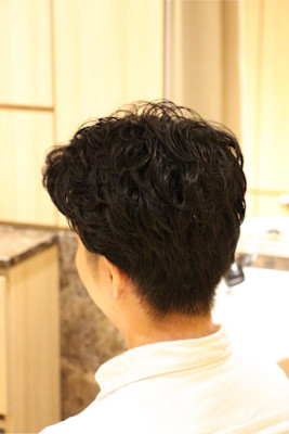 ビジネスツーブロ＋パーマ