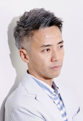 大人爽やかビジネスショートアップバンクフェード20代30代