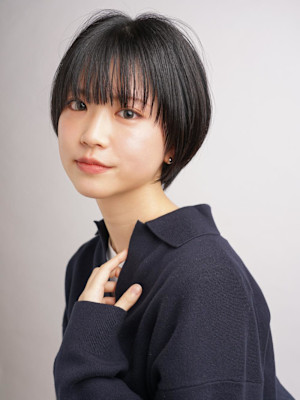 シンプルなしっかり丸みショート