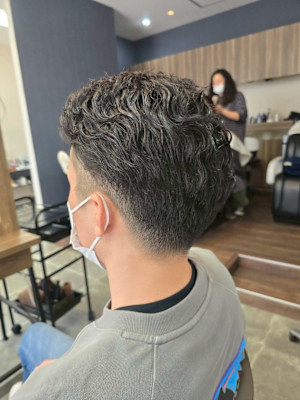 メンズカット/パーマ/グレイカラー/鎌取駅/韓国風/白髪染め