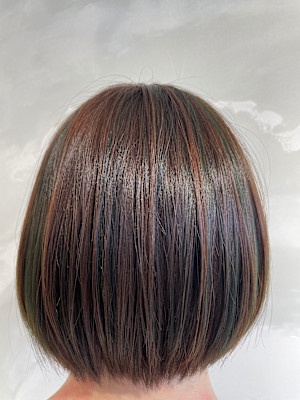 ポイントカラーAxe-lボブ