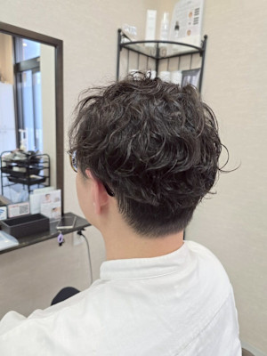 メンズカット/パーマ/グレイカラー/鎌取駅/韓国風/白髪染め