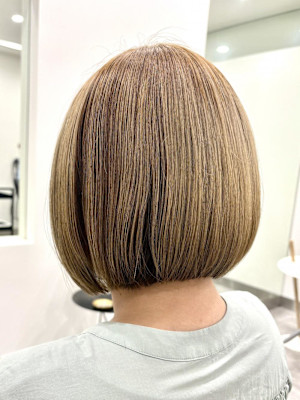 【RATIO 国分寺 uruna 前下がりボブ]