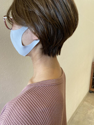 ショート／オリーブブラウン