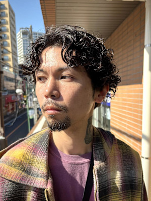 【大村指名】メンズカットスパイラルパーマシャドウパーマ