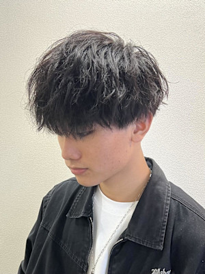 【平山明樹】柔らかいメンズスパイラルパーマ